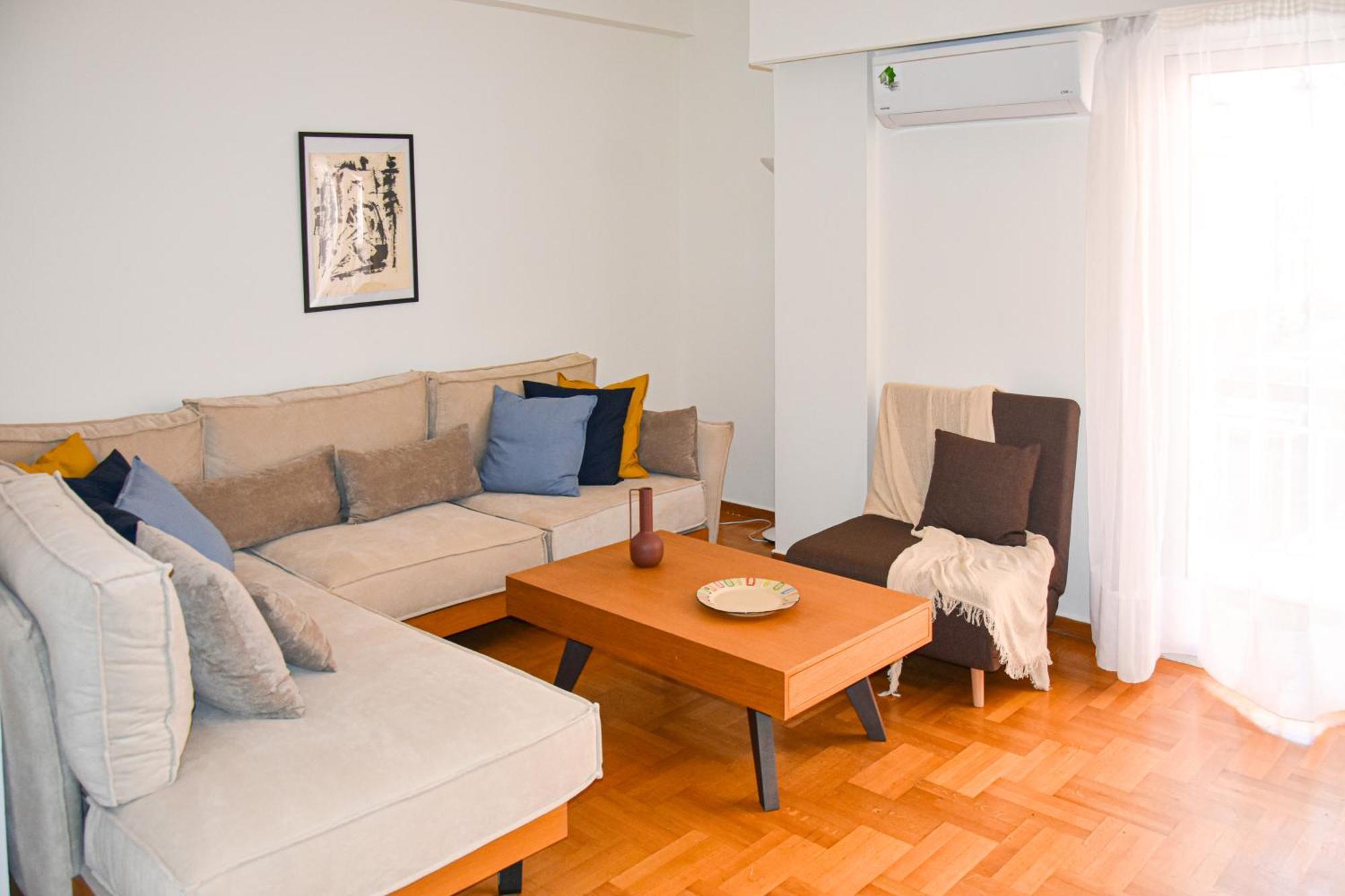 Spacious Modern Apartment In Pagkrati Athene Buitenkant foto
